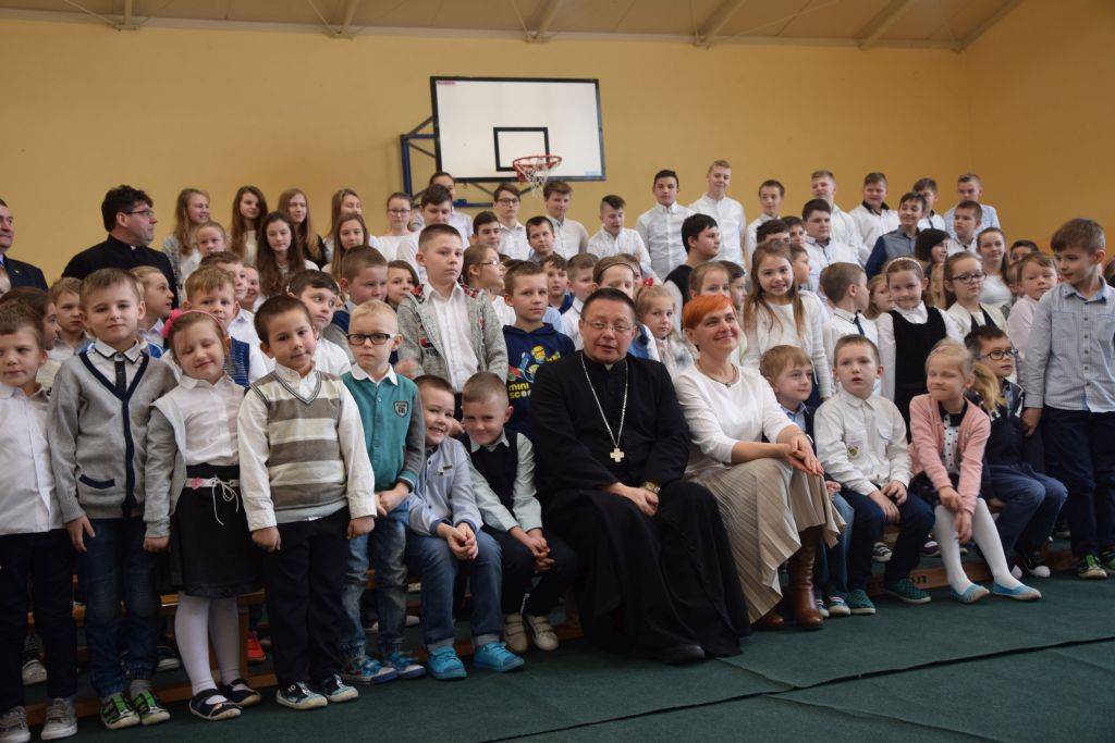 Photo of Arcybiskup Grzegorz Ryś z wizytą w szkole