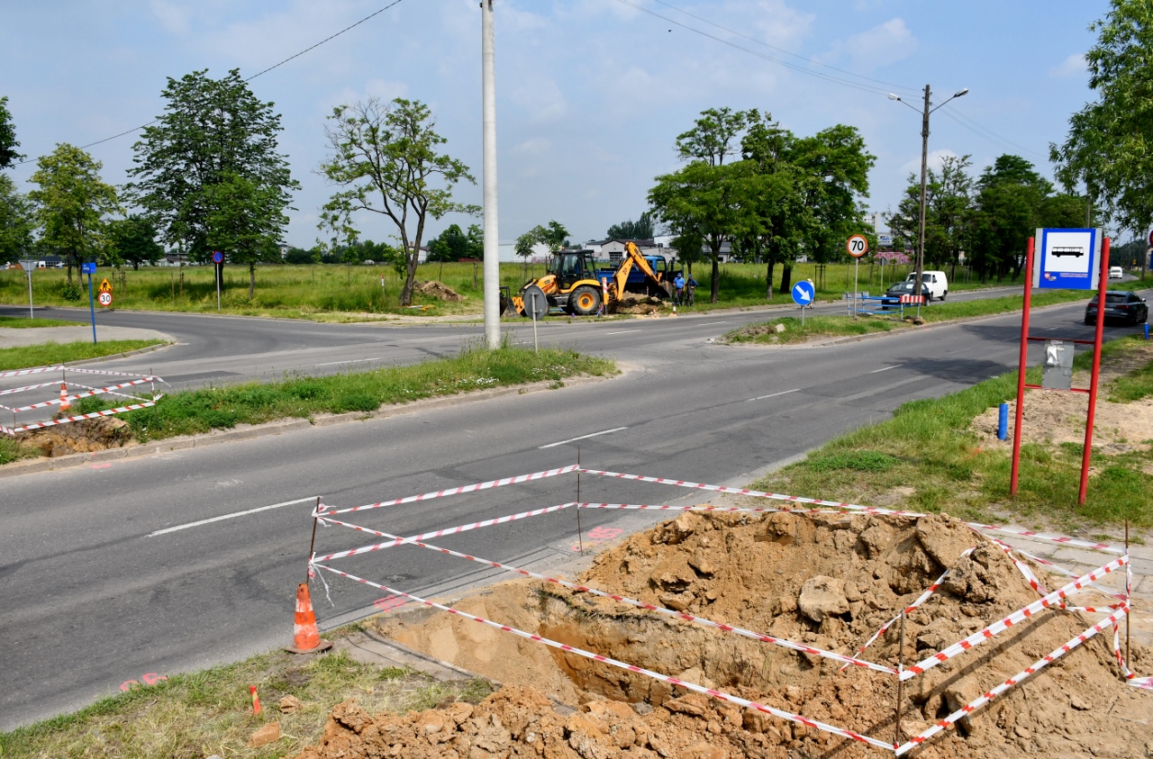 Photo of Prace na skrzyżowaniu Żelazna-Haeringa