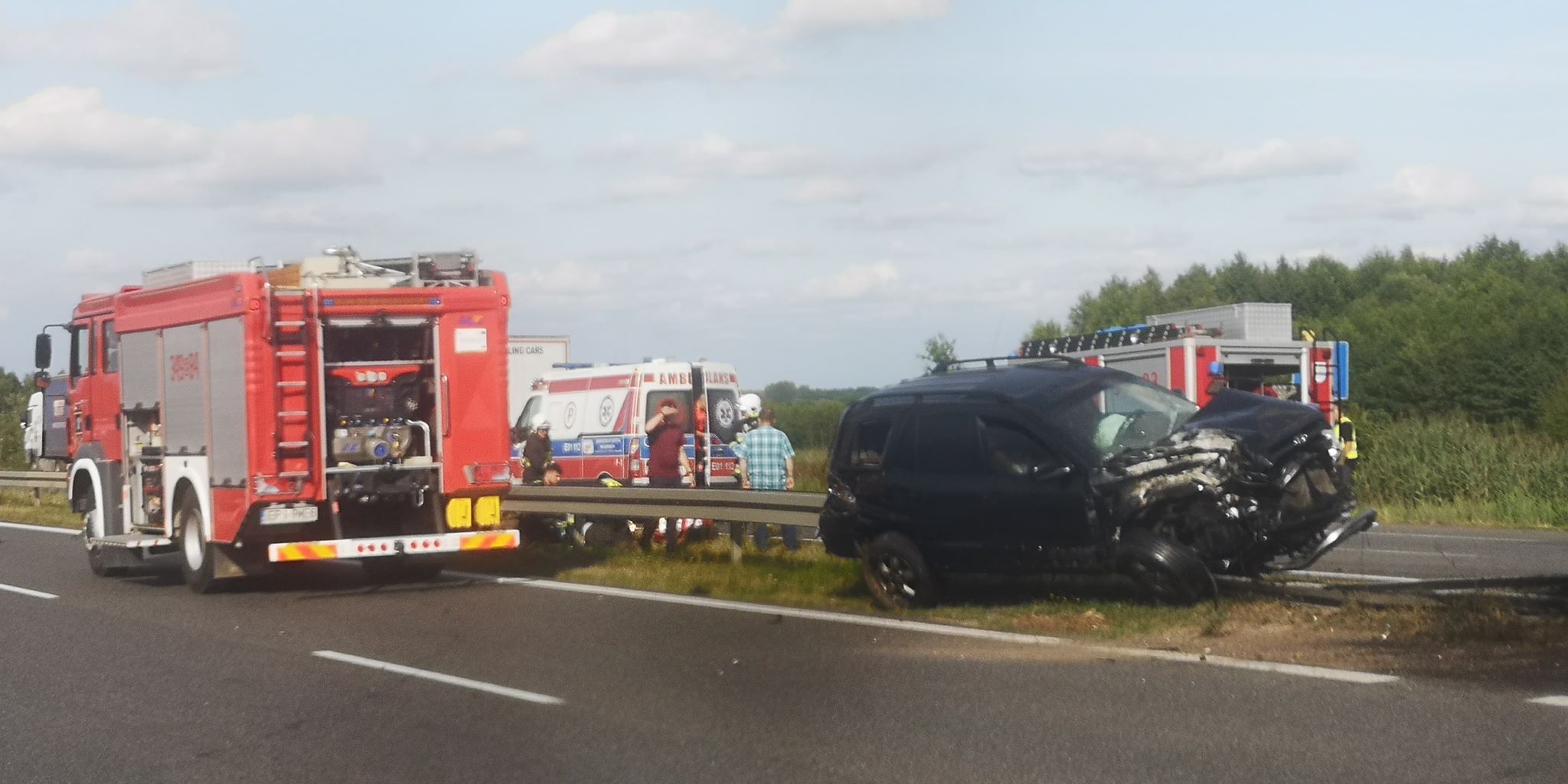 Photo of Wypadek na DK1. Droga w Blizinie zablokowana