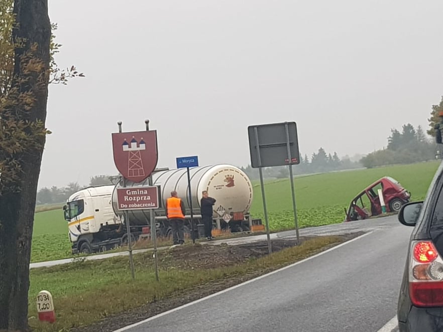 Photo of Zderzenie cysterny z osobówką