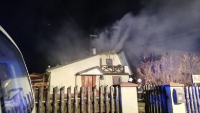 Photo of Ręczno: Spaliło się poddasze domu