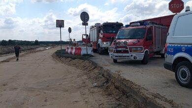 Photo of Wypadek na budowie A1. Na miejscu helikopter LPR