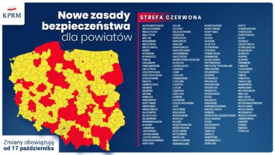 Photo of Powiat piotrkowski dołącza do czerwonej strefy. Rząd wprowadza nowe obostrzenia