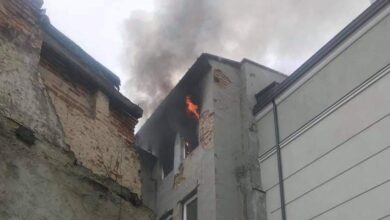 Photo of Pożar w kamienicy przy Starowarszawskiej w Piotrkowie