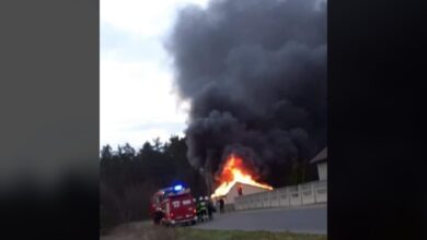 Photo of Pożar domu w Bilskiej Woli