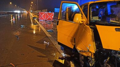 Photo of Tragedia na S8. Bus zderzył się z ciężarówką, nie żyje jedna osoba