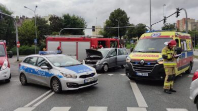 Photo of Po wypadku na skrzyżowaniu Piłsudskiego i Sienkiewicza, centrum miasta było zakorkowane