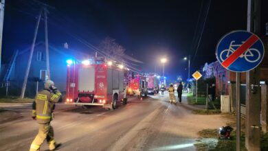 Photo of Pożar w Domu Ludowym w Gajkowicach