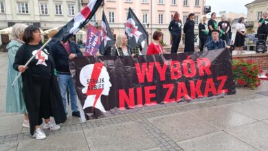 Photo of Piotrkowska manifestacja #Ani jednej więcej, zakłócona przez działaczy pro-life
