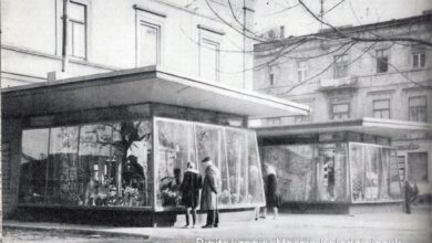 Photo of Pawilon handlowy piotrkowskiej Spółdzielni Ogrodniczej – moderna, której już nie ma…