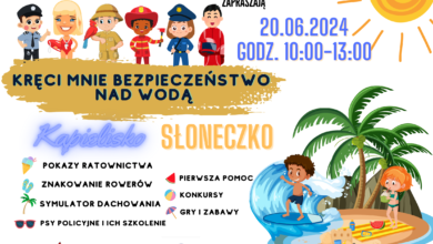 Photo of O bezpieczeństwie nad wodą – w czwartek piknik na Słoneczku!