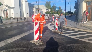 Photo of Fragment ulicy Słowackiego już zamknięty