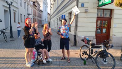 Photo of Wyprawa rowerowa na Hel zakończona. Tata Marysi pokonał ponad 1000 km – ZDJĘCIA, FILM