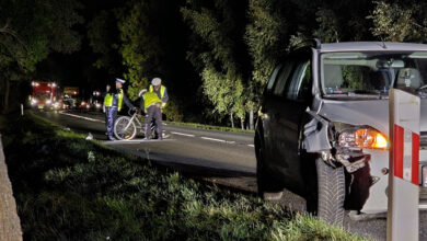 Photo of Pijany rowerzysta potrącony przez osobówkę