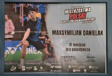 Photo of Maksymilian Danielak z brązowym medalem Mistrzostw Polski U23