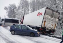 Photo of Pierwszy śnieg paraliżuje ruch!