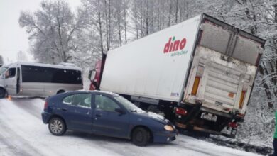 Photo of Pierwszy śnieg paraliżuje ruch!