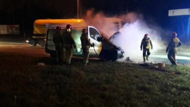 Photo of Pożar i wypadek na obwodnicy, dachowanie w Cekanowie – służby mają co robić