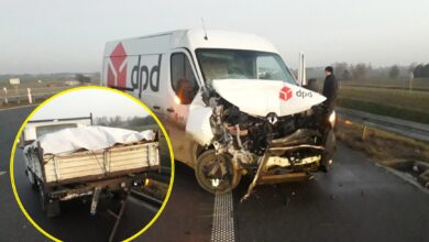 Photo of Zderzenie na A1: Bus wjechał w dostawczaka