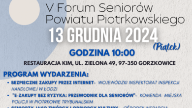 Photo of Senior w Kulturze – zapraszamy na V forum seniorów powiatu piotrkowskiego