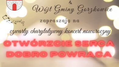 Photo of Koncert charytatywny w Gorzkowicach. Otwórz serca, dobro powraca