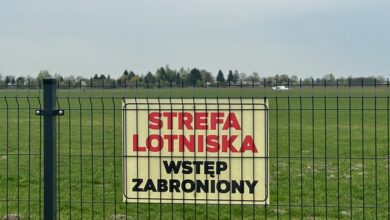 Photo of Lotnisko w Piotrkowie ogrodzone